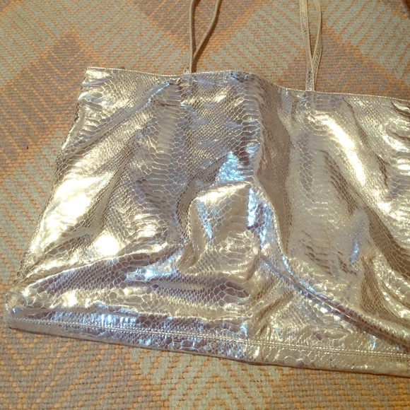 SALE 🤩 metallic Fatto a Mano bag - Picture 1 of 4