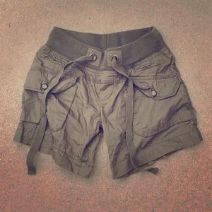 Green Bermuda shorts