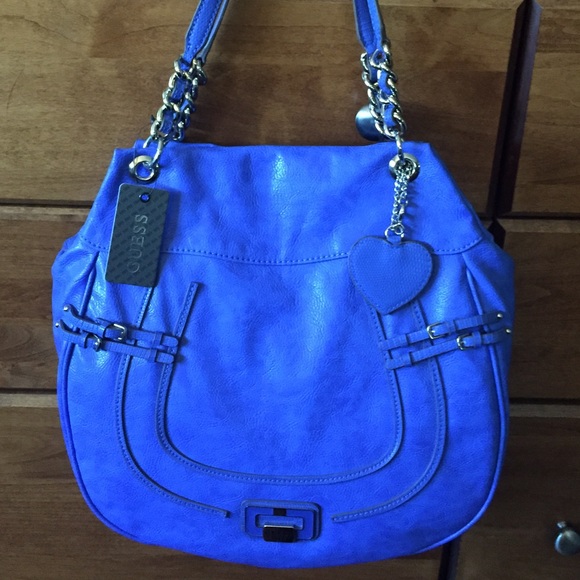 Guess Lotus Blue Gratified Bag NWT