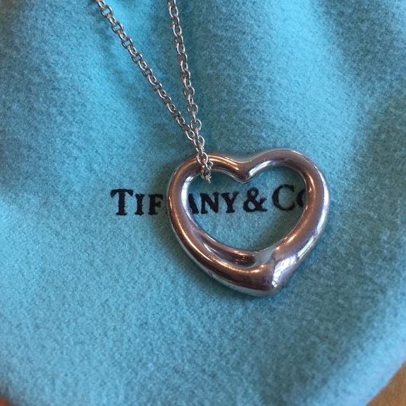 Open heart Tiffany necklace - Picture 2 of 4