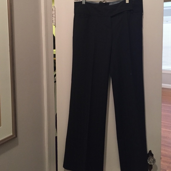 Wide leg striped pants. Perfect for work.