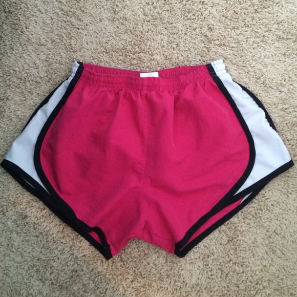 Pink Track Shorts