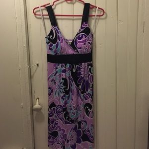 Fun print tank top dress