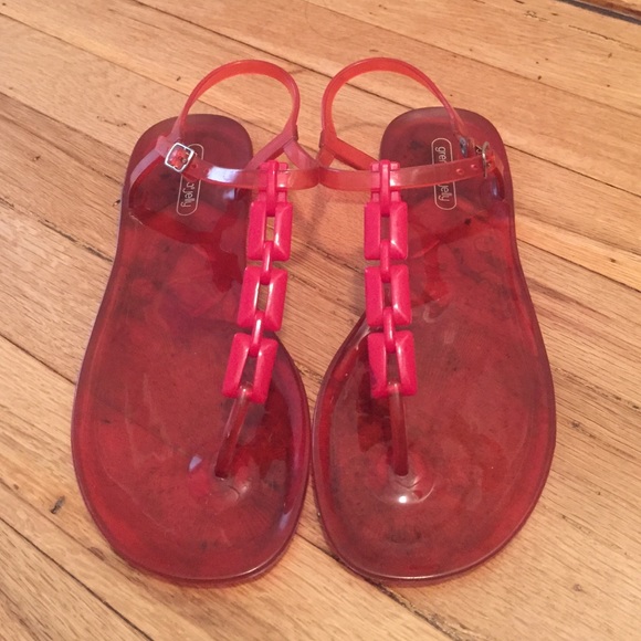 Grendha Jelly T-Strap Sandals