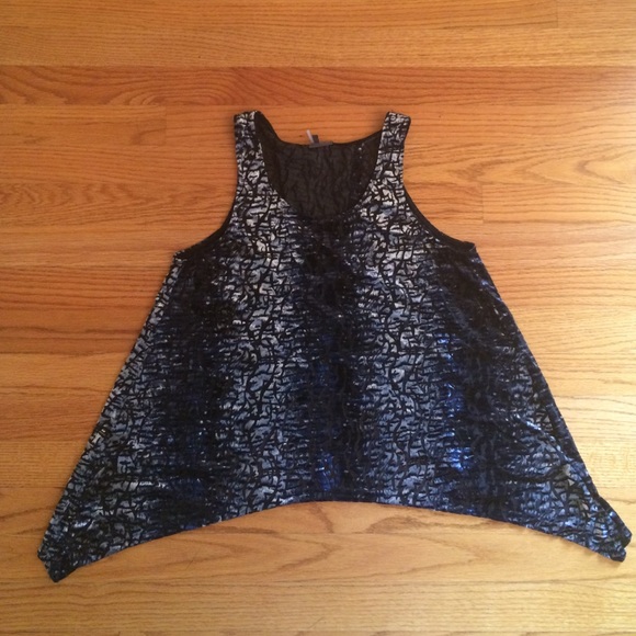 Urban Outfit Velvet Open-Back Top