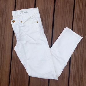 White J. Crew Jeans