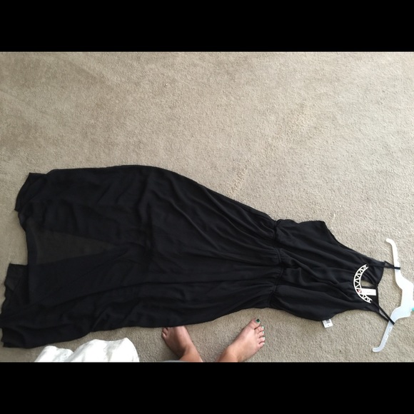 Long dress sheer