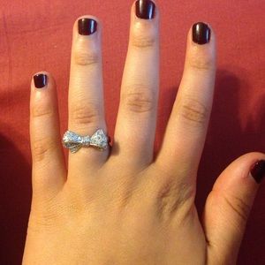 Silver Bow Ring