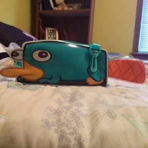 Perry the platypus pencil case
