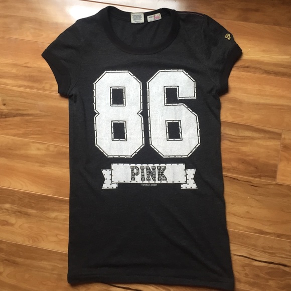 Victoria's Secret PINK tshirt w rhinestones