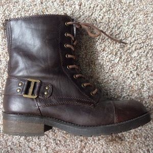 Brown Combat Boots