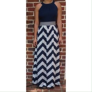 Vineyard Vines long chevron dress