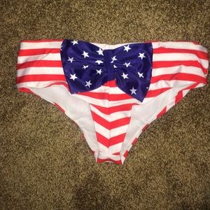 SUMMER CLEARANCE  American flag bikini bottoms