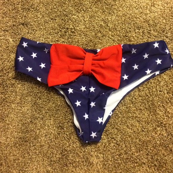 SUMMER CLEARANCE American flag bikini bottoms