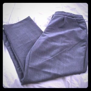 Grey ankle slacks