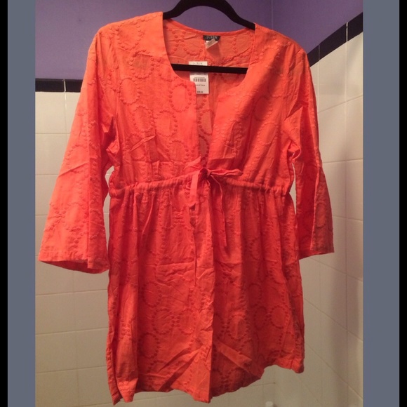 Orange cotton top
