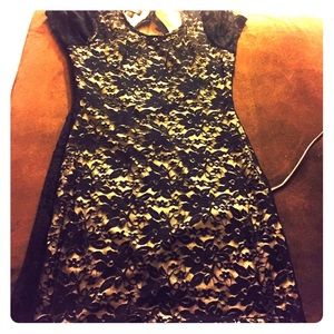 Black lacy dress