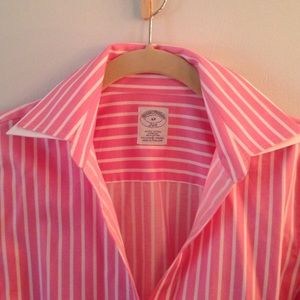Brooks Brothers pink pinstripe shirt