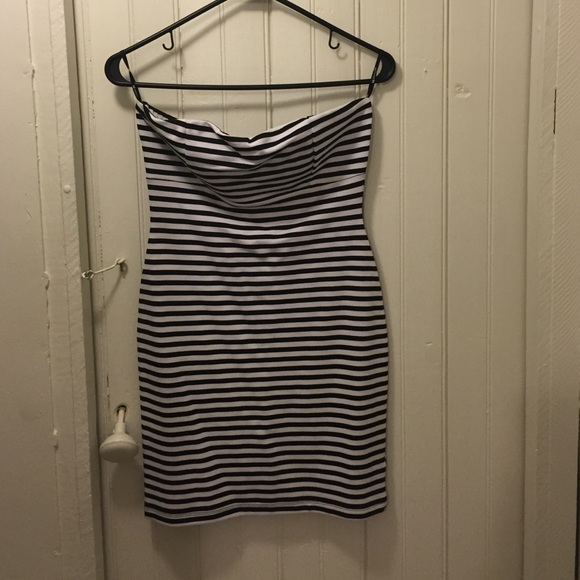 Black and white dress