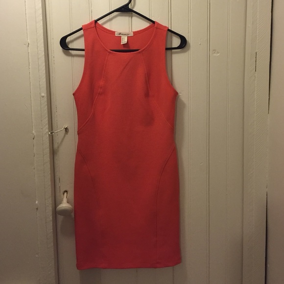 Orangy tank top dress