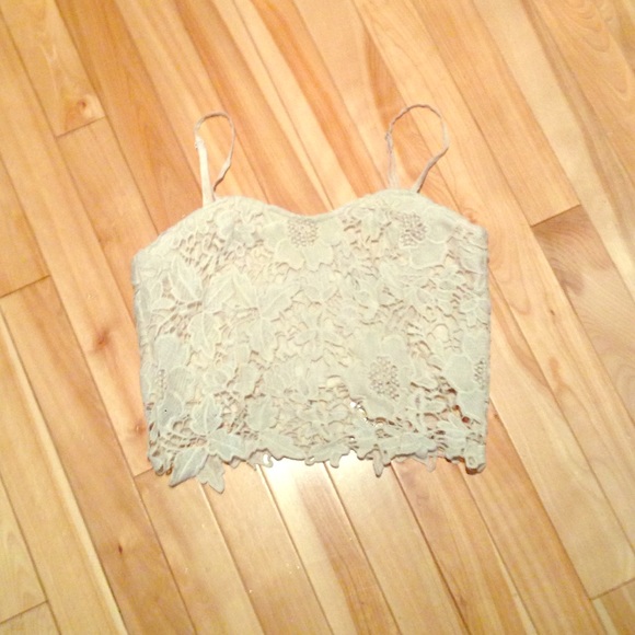 Crochet cami crop top