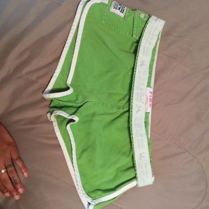 Pink Victoria secret green short