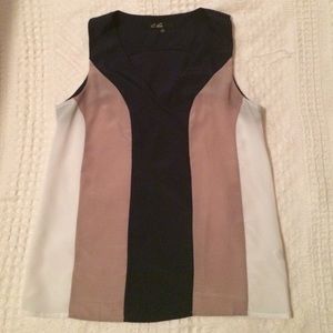Sheer sleeveless top