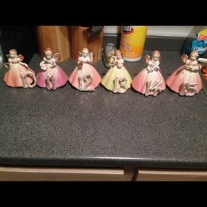 Glass birthday dolls $10 each