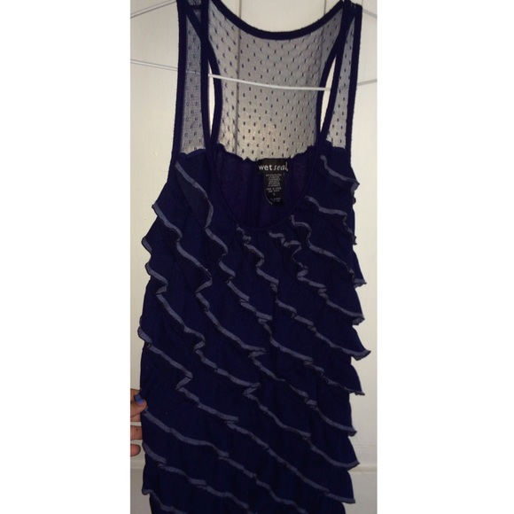 Wet Seal Ruffle Tank