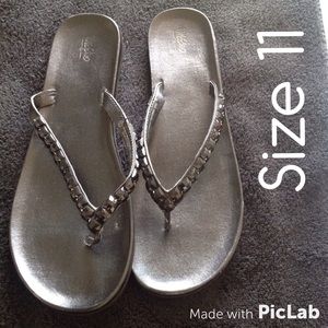 Black Studded Sandals Size 11