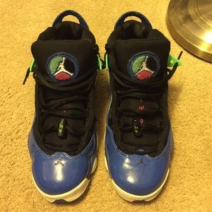 Jordan royal blue six rings size 7y
