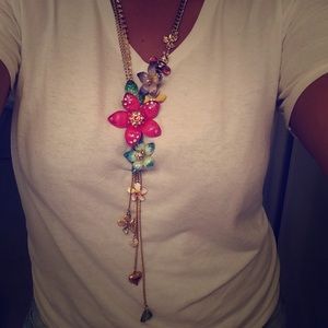 Floral Betsey Johnson Necklace