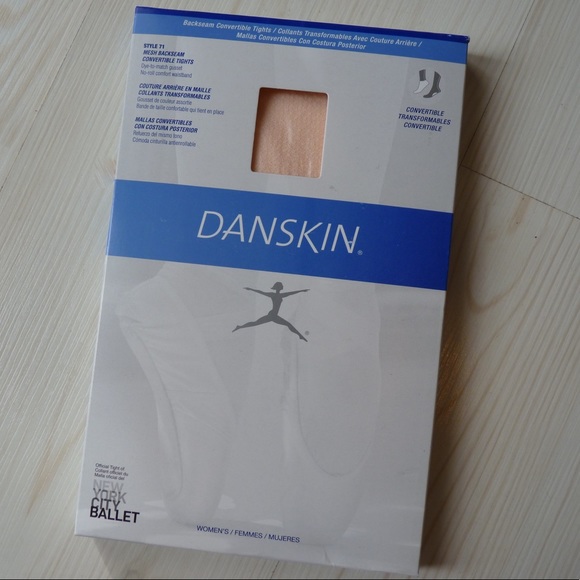 New Danskin Women's Convertible Backseam Tights B - Picture 5 of 5