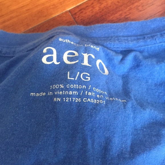 Blue V Neck Top - Picture 3 of 3