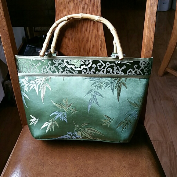 💥SALE💥Bamboo handle green special occasion