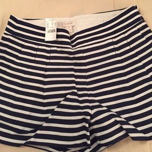 Navy & white J Crew shorts