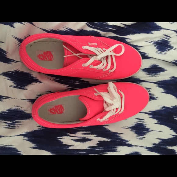 Neon Pink vans