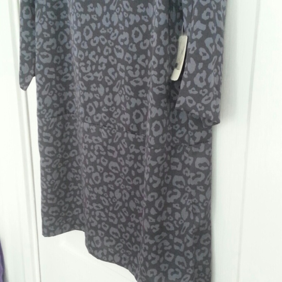 Gray Leopard Dress - Picture 2 of 3