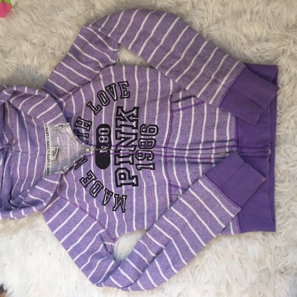 "Made with Love" Vs PINK hoodie