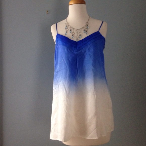 100% silk ombré top. Never worn.