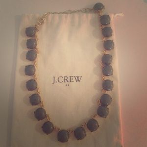 J. Crew grey enamel necklace