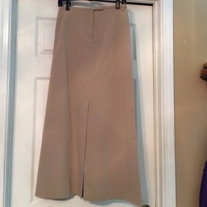 Beige long skirt