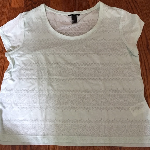 H&M mint t-shirt
