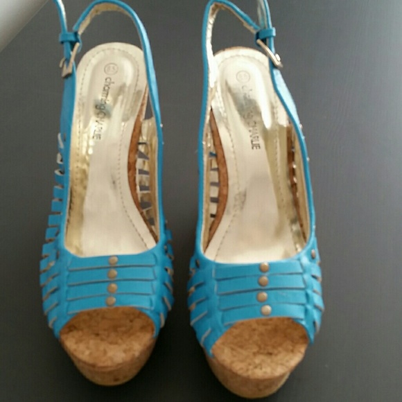 Charming Charlie cork wedges