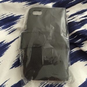 Black iPhone wallet case