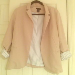 Beige Blazer by Aqua
