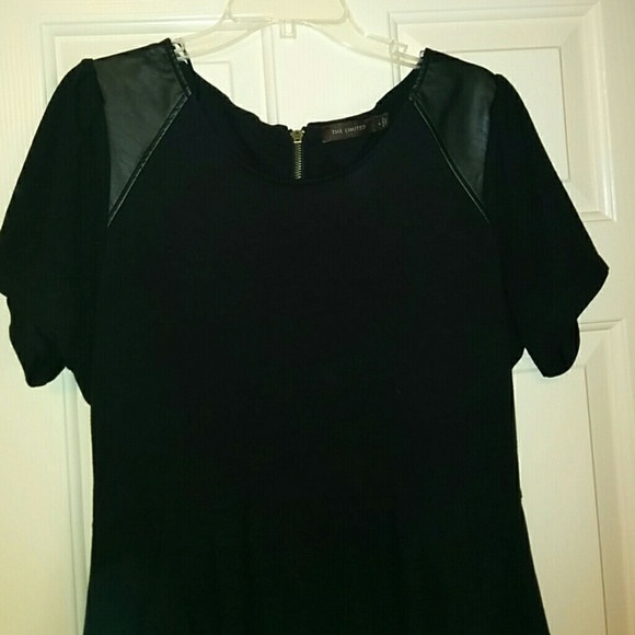 Black knee length dress
