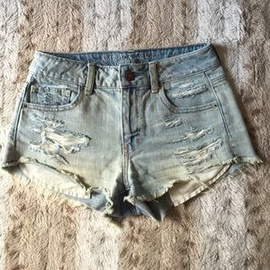 American Eagle Distressed Denim Shorts