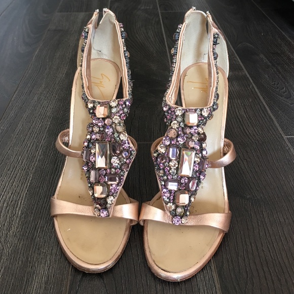 Giuseppe Zanotti jeweled heels - Picture 2 of 4