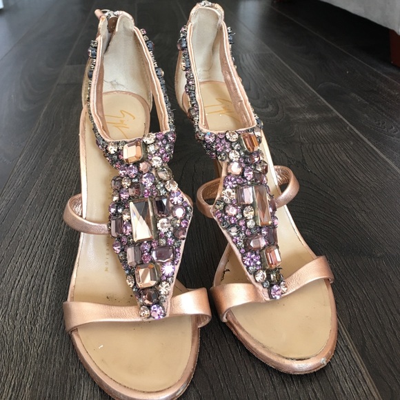 Giuseppe Zanotti jeweled heels - Picture 3 of 4